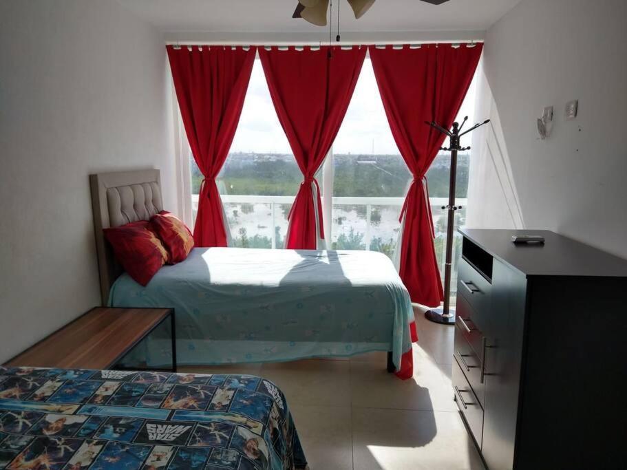 Hermoso Condo De 2 Habitaciones Frente Al Caribe Cancún Exterior foto